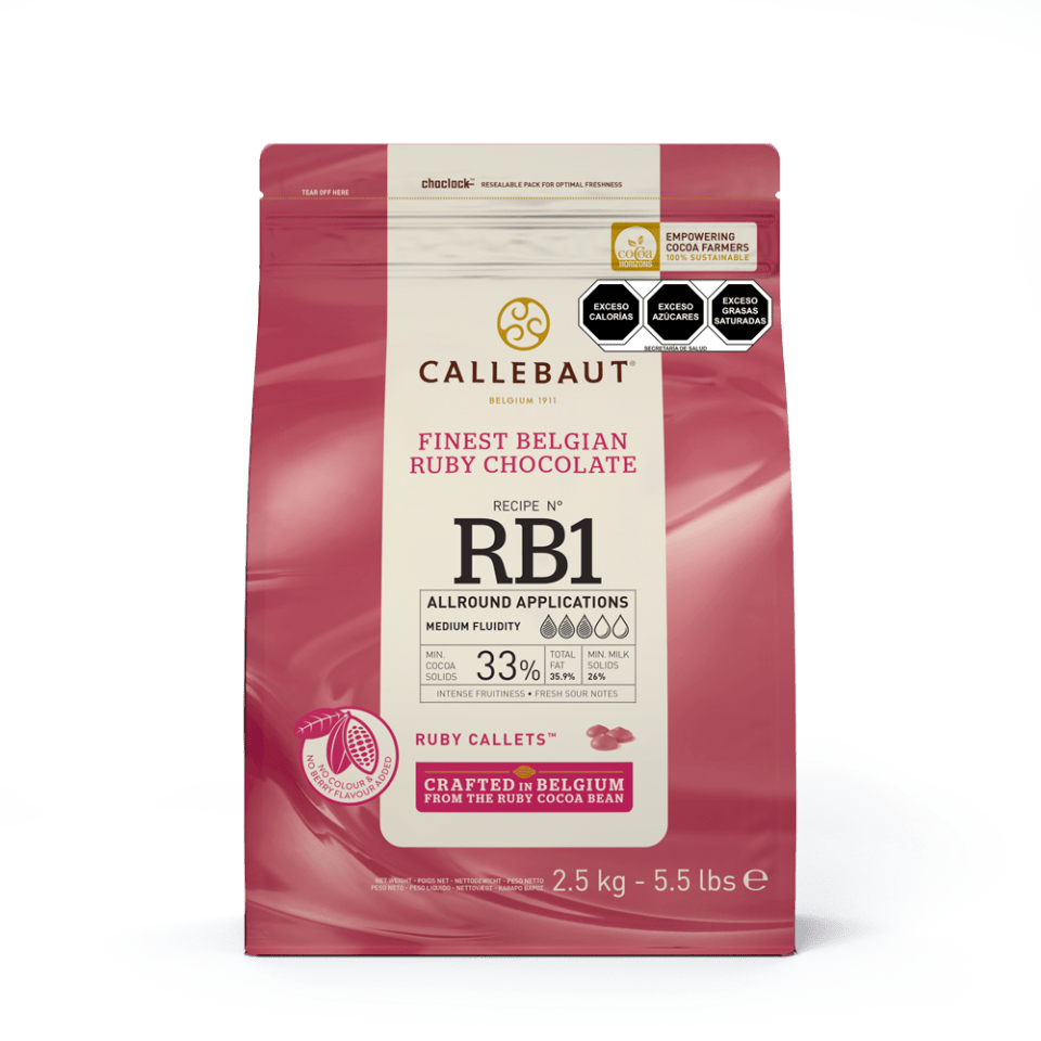 Ruby RB1 Callebaut - Callets™ 2.5kg 